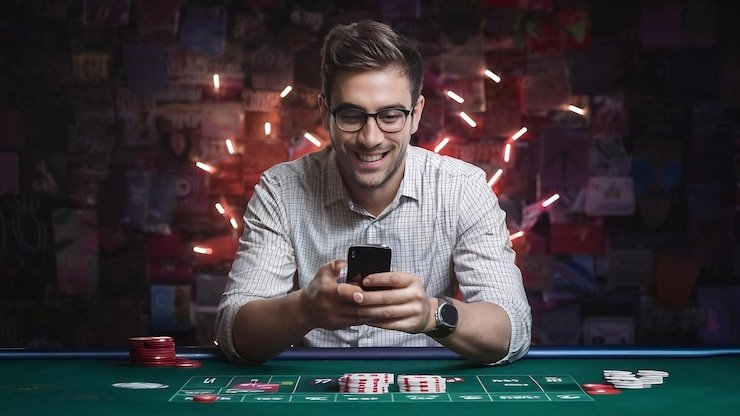 Antarmuka permainan slot Microgaming di botaktoto menampilkan gulungan dan tombol kontrol